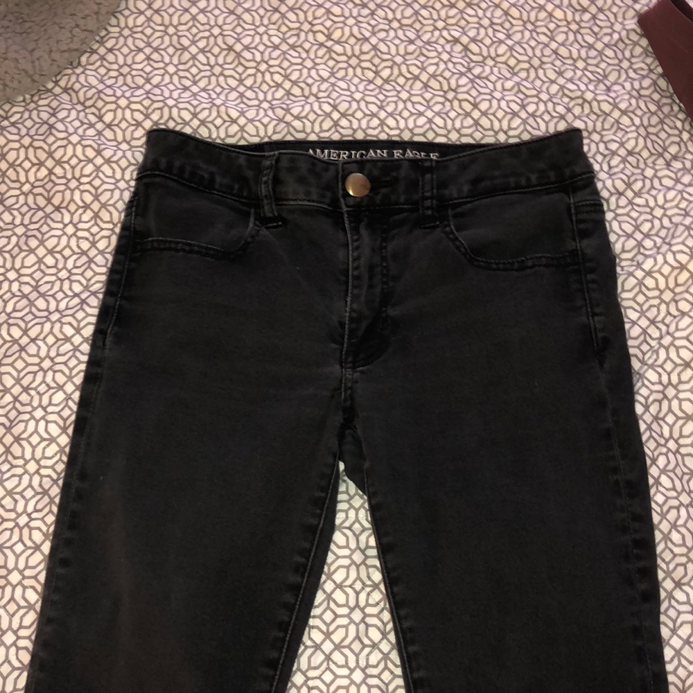 Black jeggings